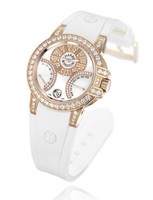 Harry Winston Ocean Biretro (RG / MOP-Diamonds / Rubber) 400 / UABI36RL.MD / D3.1