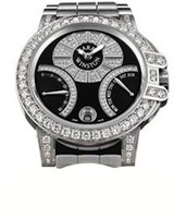 Harry Winston Ocean Biretro (WG / Black-Diamonds / WG) 400 / UABI36WWC.KD / D3.1