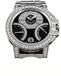 Harry Winston Ocean Biretro (WG / Black-Diamonds / WG) 400 / UABI36WWC.KD / D3.1