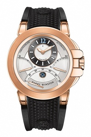 Harry Winston Ocean Collection Triple Retrograde Chronograph 400 / MCRA44RC.W3
