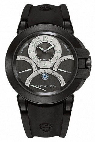 Harry Winston Ocean Collection Triple Retrograde Chronograph 400 / MCRA44ZKC.A1