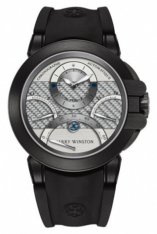 Harry Winston Ocean Collection Triple Retrograde Chronograph 400 / MCRA44ZKC.W1