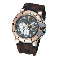 Harry Winston Ocean Diver Zalium (RG-Zalium / Anthracite / Strap) 410 / MCA44RZC.A