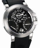 Harry Winston Ocean Lady (WG / Black / Leather) 400 / UABI36WC
