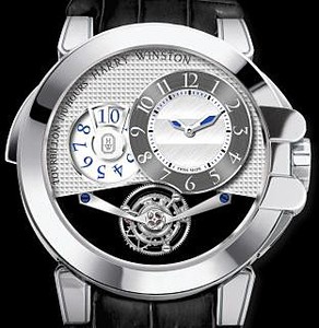 Harry Winston Ocean Tourbillon Big Date 400 / MMTBD45WL.W