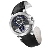Harry Winston Ocean Tourbillon (WG / Grey / Alligator Leather) 400 / MAT44WL.NA