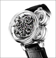 Harry Winston Opus Eleven (WG / Skeleton / Leather Strap)