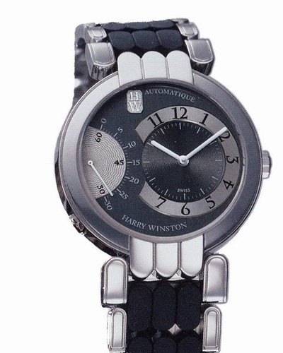 Harry Winston Premier Excenter Retrograde Seconds (WG / Silver) 200 / MASR37WWC