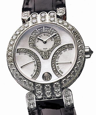 Harry Winston Premier Excenter Retrogrades (WG- Pave Diamonds) 200 / UABI34WL / D3.1