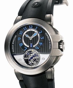 Harry Winston Project Z3 Sport (Zalium / Grey / Rubber Strap) 400 / MAT44ZC.NA