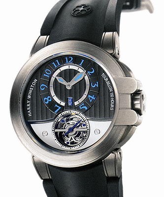Harry Winston Project Z3 Sport (Zalium / Grey / Rubber Strap) 400 / MAT44ZC.NA