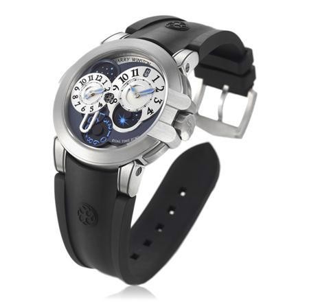 Harry Winston Project Z4 (Zalium / Silver / Rubber) 400 / MATZ44ZC.W