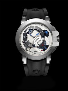 Harry Winston Project Z6 - Basel 2010 (Zalium / Silver / Rubber) 400 / MMAC44ZC.W