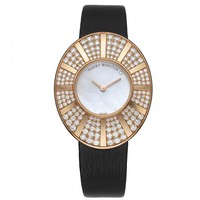 Harry Winston Talk To Me Harry Winston (RG-Diamond / Silver / Satin Strap) 811 / LQRL.M / D02