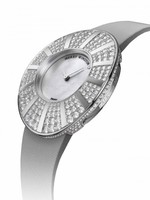 Harry Winston Talk To Me Harry Winston (WG-Diamond / Silver / Satin Strap) 811 / LQWL.M / D02