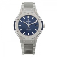Hublot Classic Fusion Titanium Blue Bracelet 568.NX.7170.NX