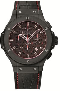 Hublot Aero Bang Jet Li (Ceramic / Black Skeleton / Rubber-Gummy Alligator Strap) 311.CI.1130.GR.JLI11