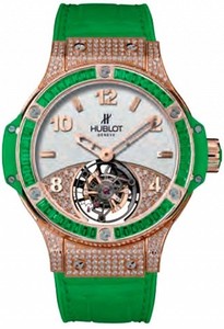 Hublot Big Bang 41 MM Tutti Frutti Tourbillon Pave 345.PG.2010.LR.0922