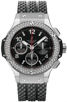 Hublot Big Bang 41mm Steel Diamonds (SS-Diamonds / Black / Strap) 342.SX.130.RX.114