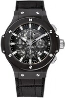 Hublot Big Bang Aero Bang Black Magic (Black Ceramic / Black / Rubber-Alligator Strap) 311.CI.1170.GR