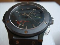 Hublot Big Bang Ayrton Senna (Ceramic / Black / Rubber) 309.CM.134.RX.AES07