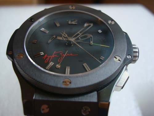 Hublot Big Bang Ayrton Senna (Ceramic / Black / Rubber) 309.CM.134.RX.AES07
