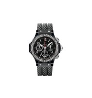 Hublot Big Bang Black Magic (Black Ceramic-Diamonds / Black / Rubber) 341.CV.130.RX.114