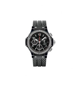 Hublot Big Bang Black Magic (Black Ceramic-Diamonds / Black / Rubber) 341.CV.130.RX.114
