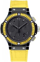 Hublot Big Bang Black Tutti Frutti Black lemon (Black ceramic-Yellow Sapphires/White/leather Strap) 341.CY.1110.LR.1911
