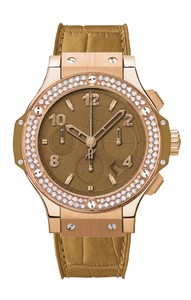 Hublot Big Bang Camel Diamonds Gold Tutti Frutti (RG-Diamonds / Brown / Alligator Rubber Strap) 341.PA.5390.LR.1104