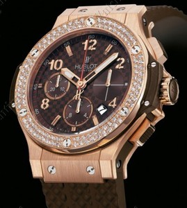 Hublot Big Bang Cappuccino Gold 41mm (Red Gold - Diamonds) 341.PC.1007.RX.114