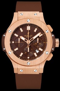Hublot Big Bang Cappuccino Gold (RG / Brown / Rubber Strap) 301.PC.3180.RC