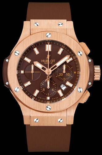 Hublot Big Bang Cappuccino Gold (RG / Brown / Rubber Strap) 301.PC.3180.RC