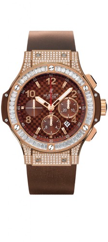 Hublot Big Bang Cappuccino (RG-Baguettes / Brown Carbon / Rubber) 301.PC.1007.RX.094
