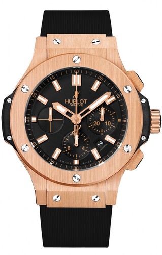 Hublot Big Bang Chronograph Evolution (RG / Black / Rubber) 301.PX.1180.RX