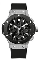 Hublot Big Bang Chronograph (SS-Ceramic / Black / Rubber) 301.SM.1770.RX