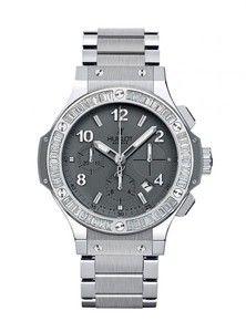 Hublot Big Bang Earl Grey (SS-Baguette Bezel /Tantalum/SS Bracelet) 342.ST.5010.ST.1904
