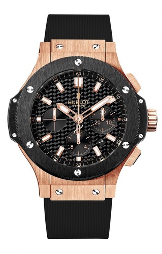 Hublot Big Bang Evolution Gold Ceramic (RG-Ceramic / Black / Rubber Strap) 301.PM.1780.RX
