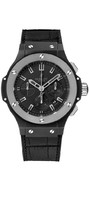 Hublot Big Bang Evolution Ice Bang (Black ceramic-Tungsten/Black Carbon/Leather Strap) 301.CK.1140.RX