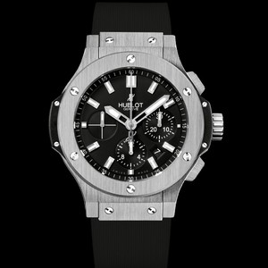 Hublot Big Bang Evolution Steel (SS/Black/Leather Strap) 301.SX.1170.RX