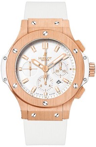 Hublot Big Bang Evolution White Gold (RG-ceramic/White/Leather Strap) 301.PE.2180.RW