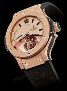 Hublot Big Bang Gold Mat Big Date Tourbillon (RG / Gold Mat / Rubber) 302.PI.500.RX