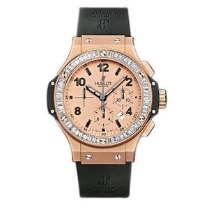 Hublot Big Bang Gold Mat (RG-Baguettes / Gold Mat / Rubber) 301.PI.500.RX.194