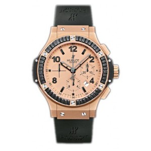 Hublot Big Bang Gold Mat (RG-Black Diamonds / Gold Mat / Rubber) 301.PI.500.RX.190