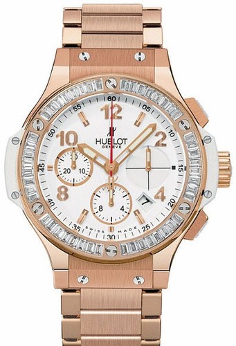 Hublot Big Bang Gold White (RG-Baguette /White/RG Bracelet) 341.PE.2010.PE.1904