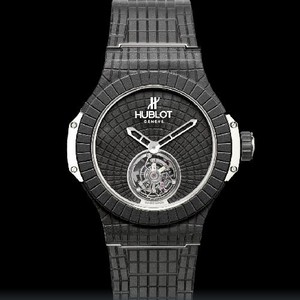 Hublot Big Bang Gummy Bang Black Tourbillion (Black Rubber/Black rubber /Black Rubber) 305.RX.1910.RX