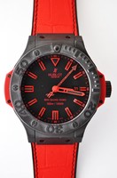 Hublot Big Bang King All Black Red (Ceramic / Black-Red / Red Leather Strap) 322.CI.1130.GR.ABR10