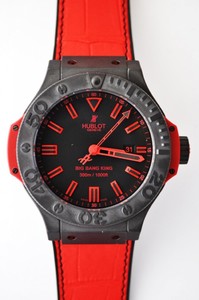 Hublot Big Bang King All Black Red (Ceramic / Black-Red / Red Leather Strap) 322.CI.1130.GR.ABR10
