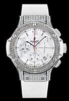 Hublot Big Bang Madre Perla (SS-Diamond Case / White MOP / Leather) 341.SE.231.LS.174