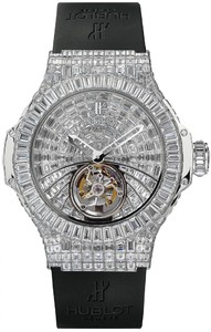 Hublot Big Bang One Million (WG-Diamonds / Diamonds / Black Rubber Strap) 305.WX.994.RX.994